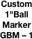 Custom 1"Ball Marker GBM –